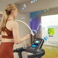 thumbnail image 5 of Ksports Electric Treadmill Bundle with Rack, Mat, and Dumb Bells, Black, 5 of 11