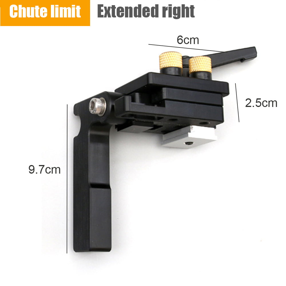 Miter Track Stop Track Limit For T-slot Stop Chute Limiter Locator Woodworking 