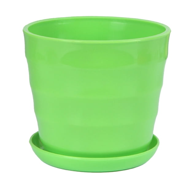 MOQIN Indoor Plant Pots, Plant Pots with Drainage - 5.1/6.3 Inches Home Decor Flower Pots for Indoor Planter, Small Plastic Planters, Cactus, Succulents Pot
