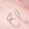 thumbnail image 1 of Juego de aretes de aro de plata 925, juego de aretes de aro de plata de ley 925 para mujer ShuxiuWang 8390612289965, 1 of 1