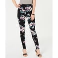 thumbnail image 1 of INC International Concepts INC Shaping Printed Leggings (Black, X-Small), 1 of 2