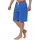 thumbnail image 5 of PANTALONES CORTOS DE VERANO PARA HOMBRES INSPIRE CHIC DÍA DEL PADRE, CON CORDÓN ELÁSTICO, SÓLIDOS, PARA PLAYA Y NATACIÓN, 34 AZUL REAL, 5 of 6