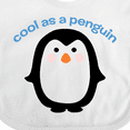 thumbnail image 4 of Inktastic Cool As a Penguin Boys or Girls Baby Bib, 4 of 4