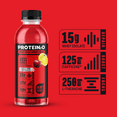 thumbnail image 2 of Protein2o 15g Whey Protein Isolate Hydration Drink Plus Energy & Focus, 350mg of Electrolytes, 125mg of Caffeine, Sugar Free, Cherry Lemonade, 16.9 oz Bottle (Pack of 12), 2 of 6