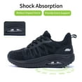thumbnail image 6 of AOV Womens Walking Shoes with Arch Support Athletic Orthotic Sneakers for Women Foot Pain Relief Size 7 Black, 6 of 6