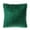 Green, variant on Phantoscope Fluffy Corduroy Velvet Decorative Throw Pillow Cover for Bed and Couch, 18" x 18", White, 2 Pack
