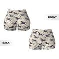 thumbnail image 3 of Sikiie Horse Print Workout Shorts Women Scrunch Butt Gym Shorts Seamless High Waist Tummy Control Yoga Biker Athletic Shorts, 3 of 5
