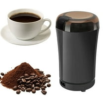 Mini Electric Coffee Grinder for Coffee Beans, Spices, Chili, Pepper & Nuts – Noiseless, Push-Button, Stainless Steel Chamber, Portable for Home, Office, Travel