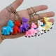 thumbnail image 2 of Llavero con diseño de caballo del zodiaco, tamaño compacto y mini, hecho a mano, para bolsos, mochilas, carteras, coches y accesorios., 2 of 8