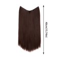 thumbnail image 3 of Wig Extensions Secret Hidden Wire In Real Long Thick Straight Curly Headband For Women, wig for Women, 3 of 5