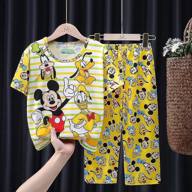 16(120-130cm)BeigeChildren's Cotton Princess Anna Elsa Pijamas Conjunto de ropa de dibujos animados para niños Pijamas de manga de bebé Ropa para el hogar Pijamas para niños esquí esquí Gafas de esquí