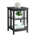 thumbnail image 1 of Convenience Concepts Mission Table d'Appoint Carrée, Fini Bois Noir, 1 of 2