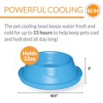 thumbnail image 3 of K&H Coolin' Bowl, 32 oz, Sky Blue, 3 of 8
