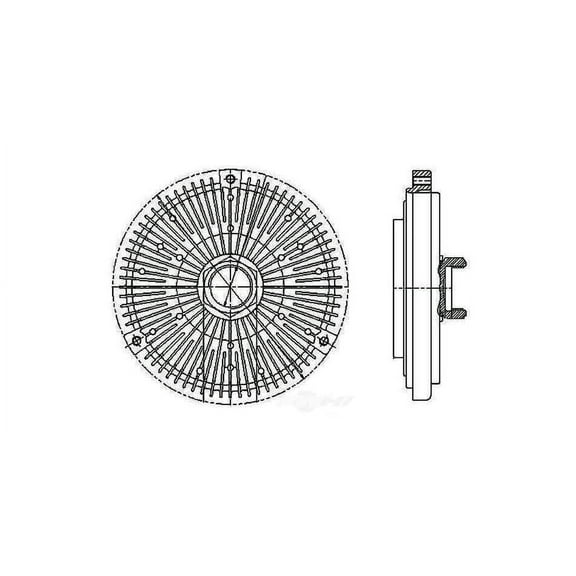 BEHR 376731491 New PREMIUM Perfect fit Engine Cooling Fan Clutch