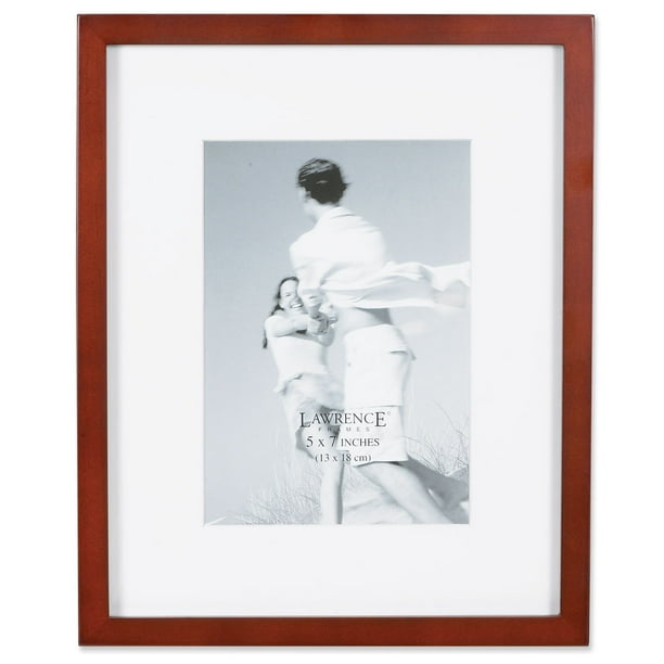 Walnut Wood 8x10 Picture Frame Matted to 5x7