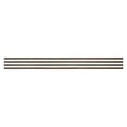 thumbnail image 1 of Smart Tiles - Adhesive Peel and Stick Tile Trim, Brown - 4-Pack 18" x 0.27", 1 of 1