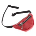 thumbnail image 4 of Riñonera de cuero PU ajustable con estilo Riñonera para muñecas BJD 1/3 rojo Zulema Monedero de muñecas de moda, 4 of 8