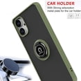 thumbnail image 2 of Case for iPhone 16 Plus,Slim Military Grade Car Holder Shockproof Anti-Drop Built-in Ring Holder Magnetic Kickstand Protection Phone Case for iPhone 16 Plus,6.7 inch 2024 (Yellow), 2 of 16