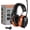 Orange, variant on PROHEAR 027 AM FM Radio Headphones with Digital Display, 25dB NRR, Safety Ear Protection Earmuffs for Mowing, Snowblowing, Construction, Work Shops - Orange