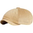 thumbnail image 5 of CoCopeaunts Unisex Newsboy Hats for Women Winter Newsboy Cap Warm Octagonal Hat for Male Detective Hats Retro Flat Caps, 5 of 8