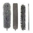 thumbnail image 2 of Extendable Feather Duster Kit Microfiber Duster with Telescopic Long-handled Dust Cleaning Kit Washable Dust Brush with Flexible Head, 2 of 8
