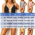 thumbnail image 5 of Bikinis for Women Solid Color Strapped Bodysuit Beach Casual Fashionable Bikinis Under 10$, 5 of 6