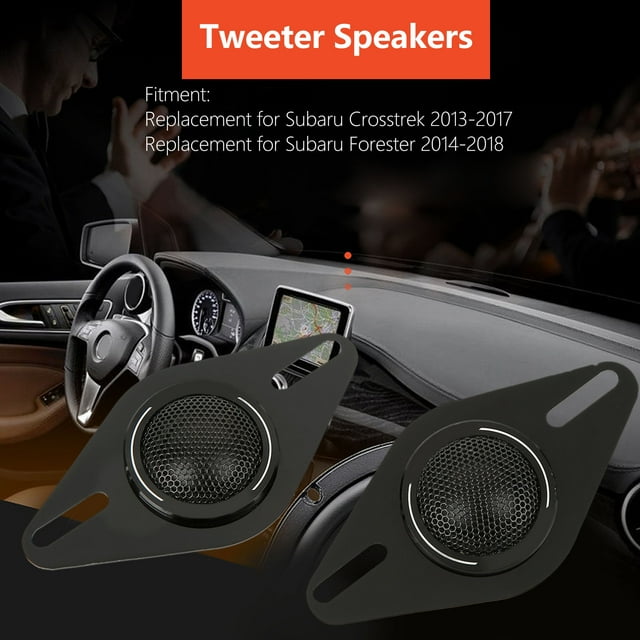 Car Audio Speaker, Black Clear Sound High Frequency H631SFJ101 Vehicle Tweeter For Car