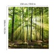 thumbnail image 3 of Forests Sunlight Printing Shading Curtains for Balcony Bedroom Drawing Room Window 150 * 166cm, 3 of 5