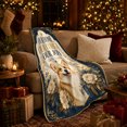 thumbnail image 3 of Corgi Home Love Portrait Our Home Our Corgi, Cozy Pet Portrait Pattern, Warm Flannel Blanket for Living Room and Bedroom, Dog Lovers Thanksgiving Gift, Pet Lover Home Decor, 3 of 9