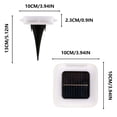 thumbnail image 2 of SLYNSHome Solar Ground Lights Outdoor,Flat Solar Powered Disc Lights Waterproof Landscape Lighting for Pathway Garden Yard Lawn Walkway Driveway, 2 of 9