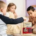 thumbnail image 2 of Electronic Piggy Bank, Password Money Bank For Money Coin Atm Mini Coin Banks Kids Children (gold), 2 of 5