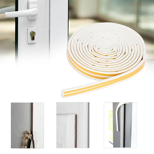 Tira de sellado autoadhesiva ANGGREK para puerta ventana 5 metros 9x6mm