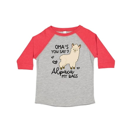 

Inktastic Oma s You Say Alpaca My Bags Gift Toddler Boy or Toddler Girl T-Shirt