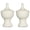 Distressed White, variant on Urbanest Deluxe Urn Lamp Finial – 1-7/8 Inch Tall, Bronze With Gold Highlights – Decorative Lamp Shade Finial for Table & Floor Lamps- 1 Piece