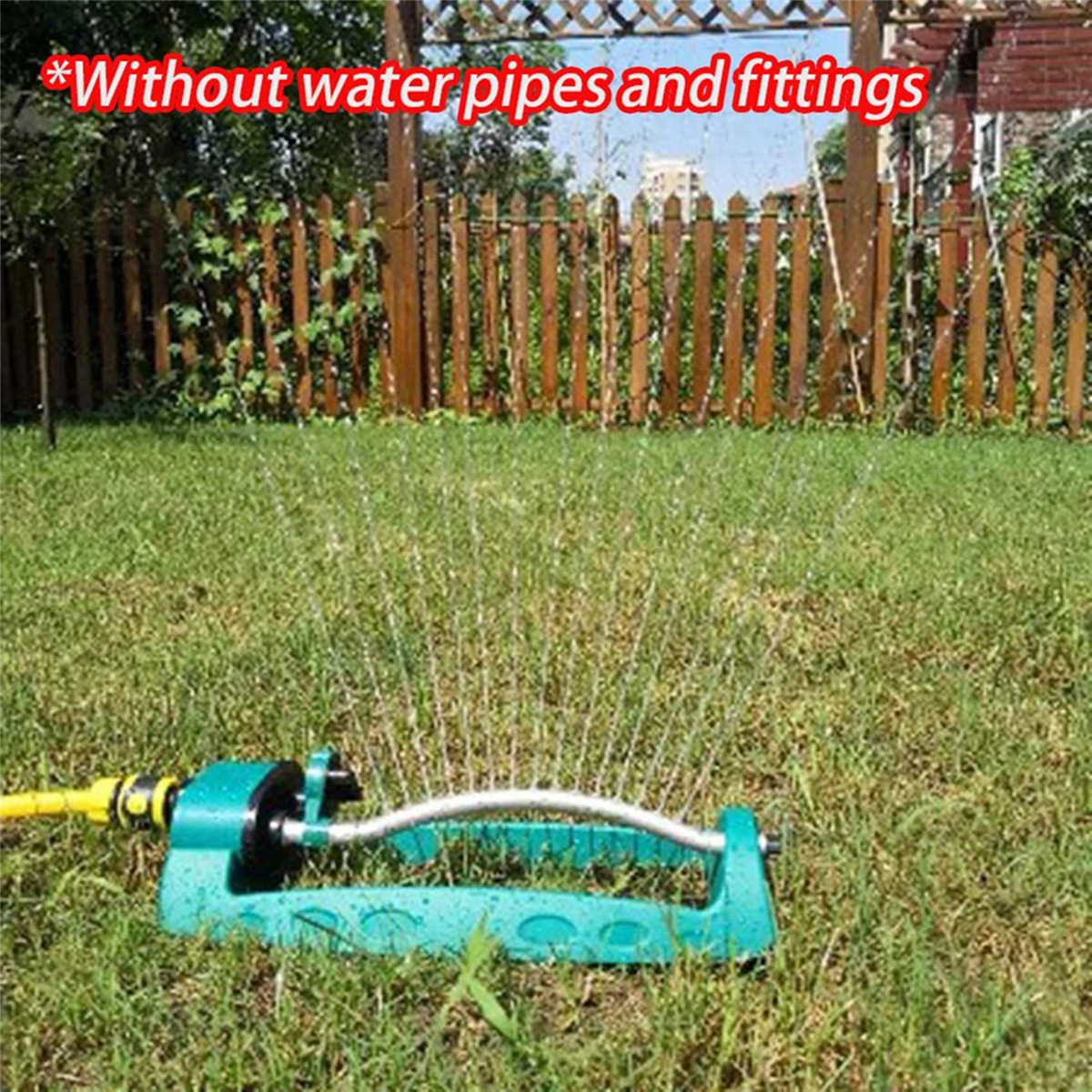 2X Garden Sprinklers Automatic Watering Grass Swing Nozzle Lawn Sprinkler Garden Lawn Forestry Irrigation Watering Tool
