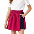 thumbnail image 2 of Teylalorva Kids Girls Skort with Pockets Classic Fit Quick Dry Summer Casual Active Skort Hot Pink Size 8, 2 of 9