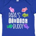 thumbnail image 4 of Inktastic Papa's Fishing Buddy with Colorful Fish Boys or Girls Baby Bodysuit, 4 of 5