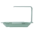 thumbnail image 2 of Telescopic Sink Storage Rack, 14.7-20.7inch Expandable Drain Basket for Sponge and Soap, Multifunctional Kitchen Counter Organizer, Drying Rack with Utensil Holder, Adjustable Tray Shelf, 2 of 7