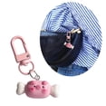 thumbnail image 2 of LICEWO Lovely Pig Bag Charm Cute Pig Keychain Playful Pig Keyrings Pig Shaped Bag Charm, 2 of 15