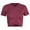 Wine-shirts, variant on Inverlee Womens Trendy Slim Fit Crop Tops Summer Solid Short Sleeve Blouse Casual Front Pleated V Neck Shirts