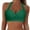 Green, variant on Push up Bikini Top, Women Swimwear Tops Underwire Full Coverage Bikini Top up Swim Crop Top Tie Back Bathing Suit Top Womens Bikini Army Green M
