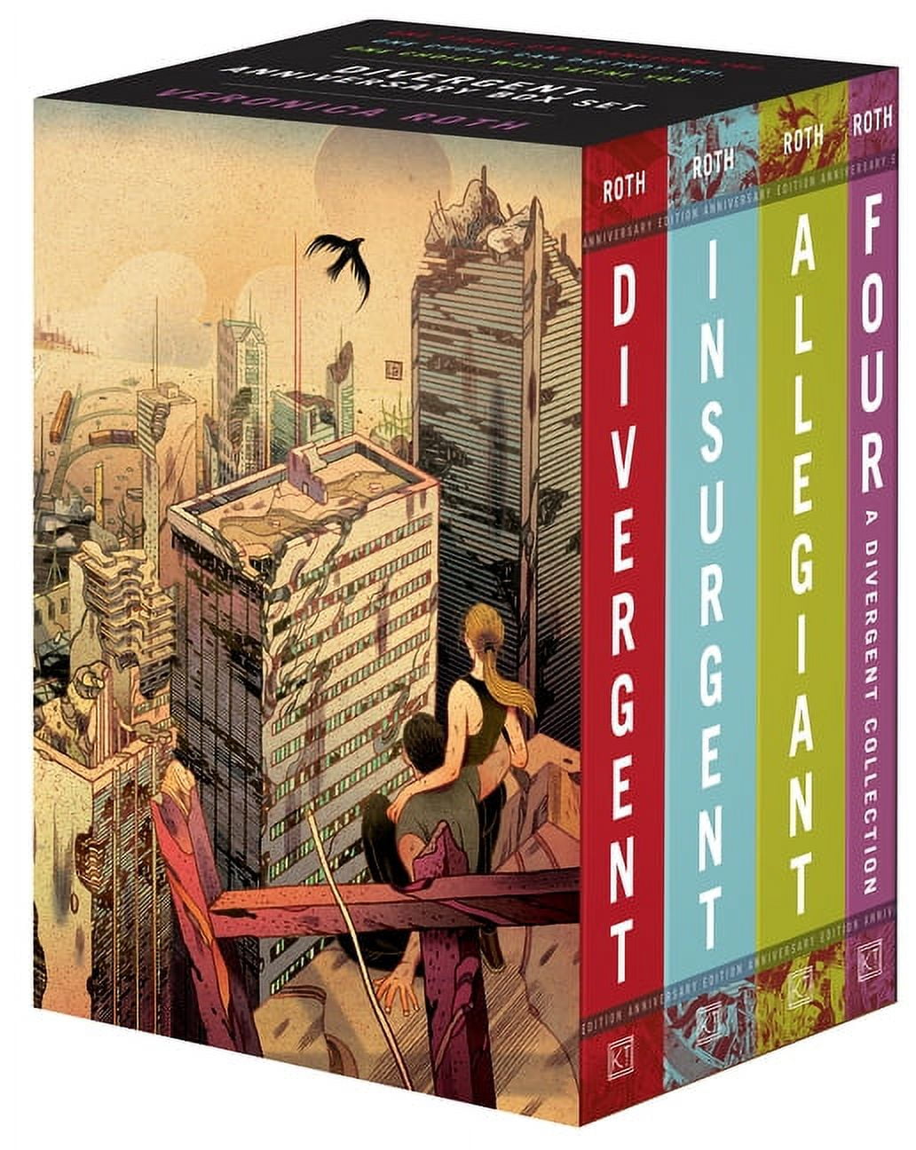Divergent 10th Anniversary 4-Book Box Set: Divergent, Insurgent