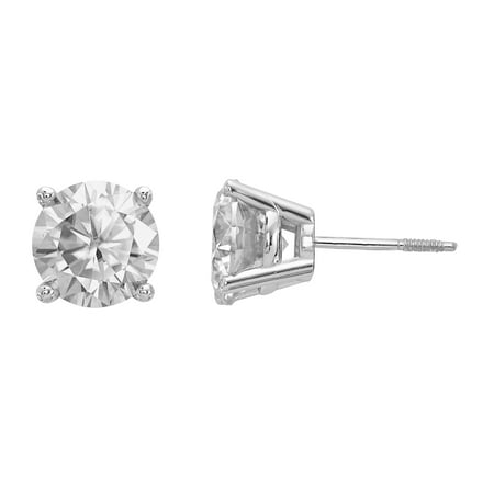Radiant Fire Lab Grown Diamond Jewelry Certified Radiant Fire Certified Lab Grown 2 Ct Round Diamond Stud Earrings Si1 Si2