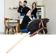 thumbnail image 1 of Palo De Equitación De Felpa, Palo De Cabeza De Caballo De Felpa Hecho A Mano, Desarrollo Del Equilibrio, Suave Para Interiores Para Niños, 1 of 7