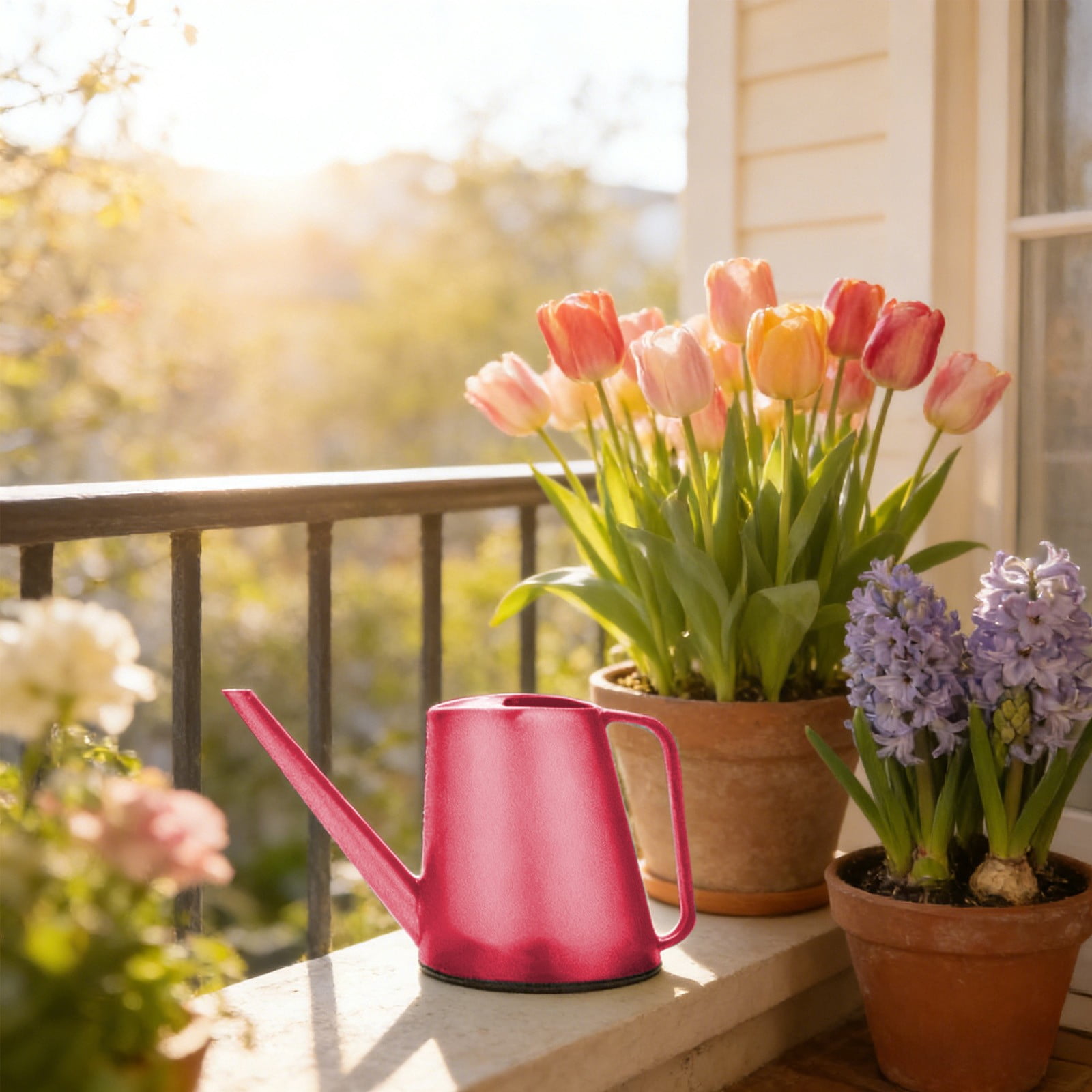 Lunxisen 4 Pcs Watering Can For Home Gardening Enthusiasts Long Spout Planter Care Indoor Outdoor Plant Watering Tool