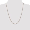 thumbnail image 4 of 14K Yellow Gold Spiga Wheat Chain Styles Necklace 1.2 mm D/C 24 inch, 4 of 4