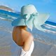 thumbnail image 5 of Sombrero para el sol, sombrero de verano para mujer, sombrero de paja, sombrero de paja, sombrero de playa, sombrero para el sol, sombrero de ala ancha, sombrero de jardín plegable,, 5 of 6