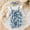Blue283, variant on MEZZALL Girls Floral Print Long Sleeve Romper Jumpsuit With Bow Headband Onesie Baby Toddler Kids Playwear Soft O-Neck Spring Child One-Pieces