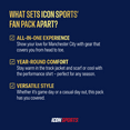 thumbnail image 3 of Icon Sports Official Manchester City FC Ultimate Fan Pack - Unisex Adult - Jacket, T-Shirts, Scarf & Soccer Ball - MCUFP Light Blue L, 3 of 4