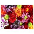 thumbnail image 2 of Colorful Flowers Background - Large Floral Wall Art Canvas, 2 of 3